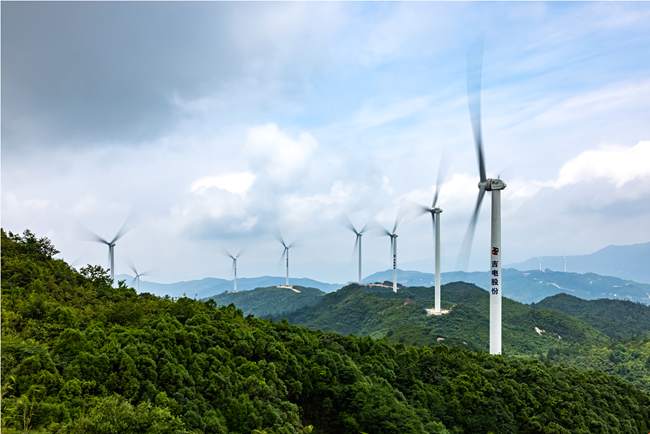 吉電股份大水山、蓮花山風(fēng)電場。