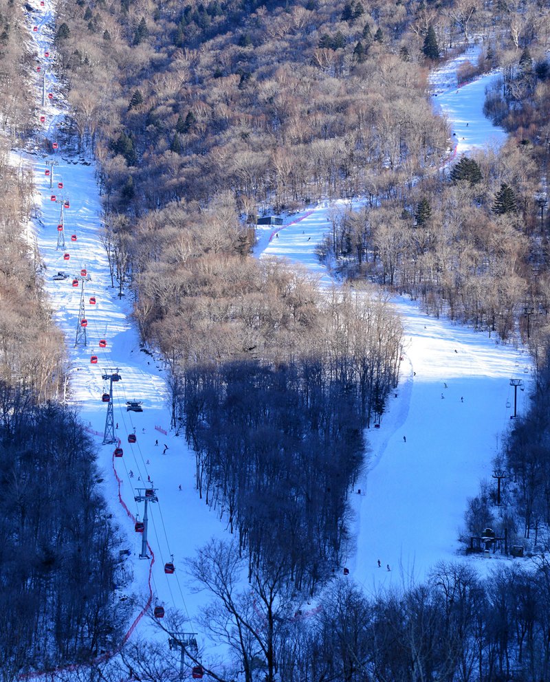 北大湖滑雪度假區(qū)。人民網(wǎng)李洋 攝