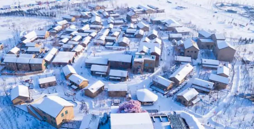 知北村城市雪村。（圖片來(lái)源：悠游吉林）