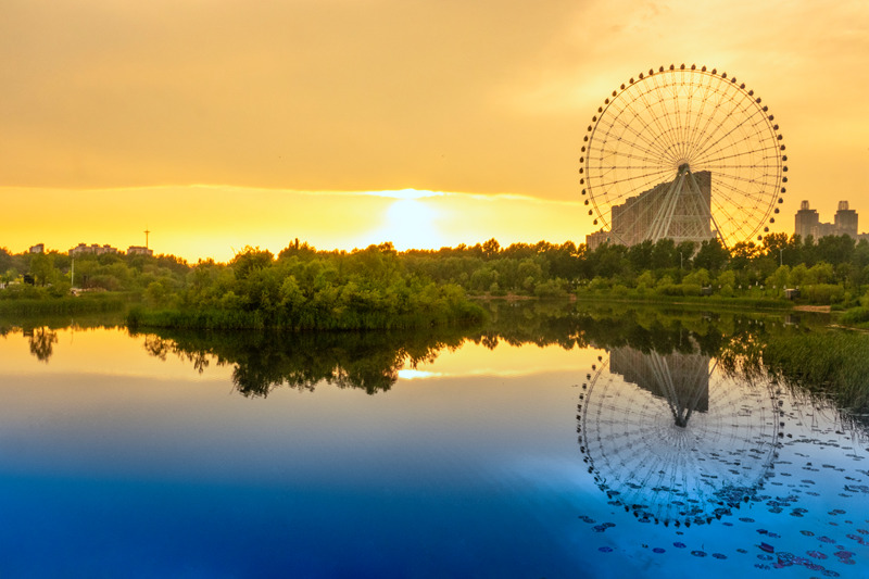 四平美景。呂昊俊 攝